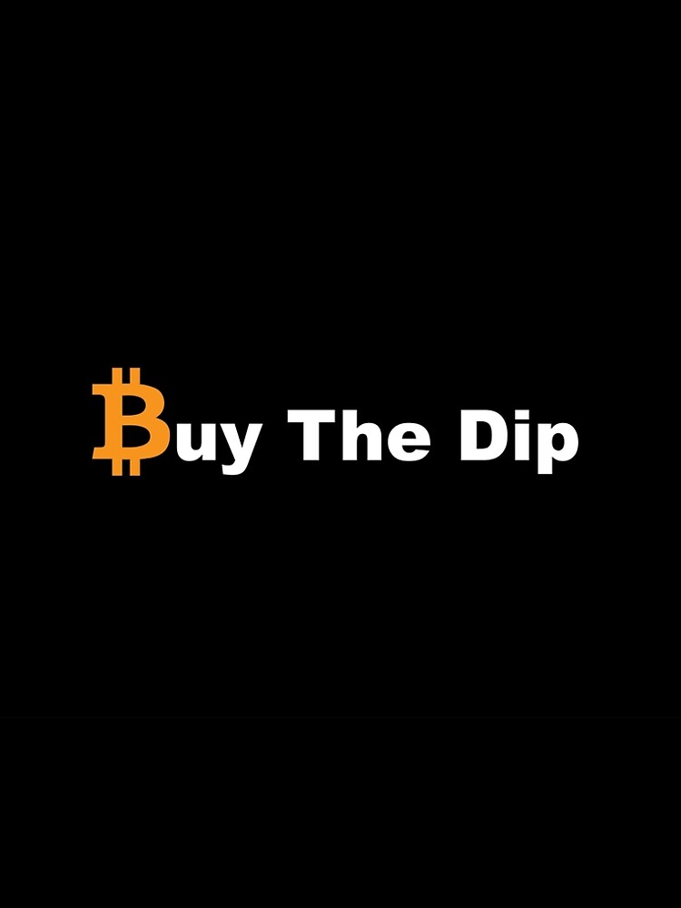 Buy The Dip Bitcoin Sticker Decal White Choose Size