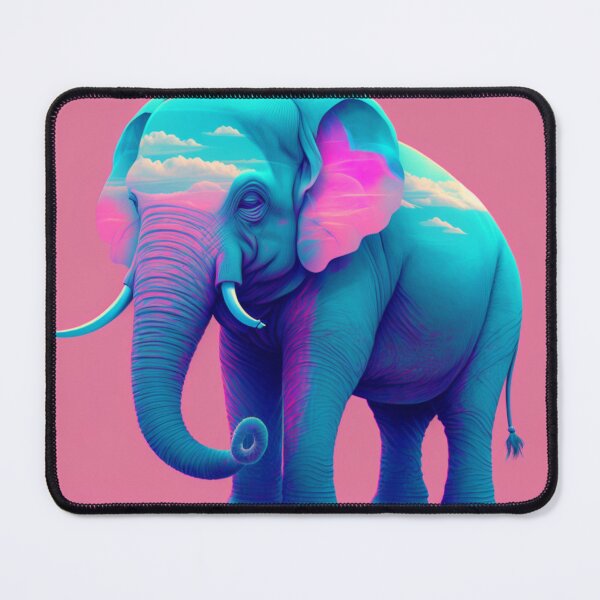 Item preview, Vapor Wave Elephant designed and sold by TheArtfulAllie.