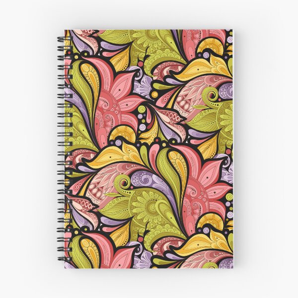 Item preview, Floral Pattern in Paisley Garden Indian Style designed and sold by lissantee.