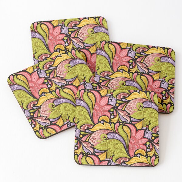 Item preview, Floral Pattern in Paisley Garden Indian Style designed and sold by lissantee.