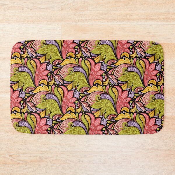 Item preview, Floral Pattern in Paisley Garden Indian Style designed and sold by lissantee.