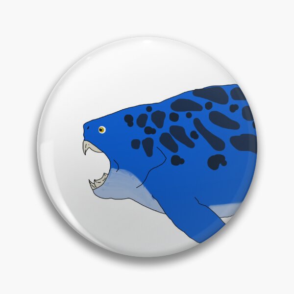 Item preview, Blue Colored Dunkleosteus 2023 Sticker designed and sold by AuperArchives.