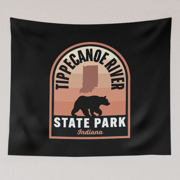 Item preview, Tippecanoe River State Park IN Bear designed and sold by HalpinDesign.