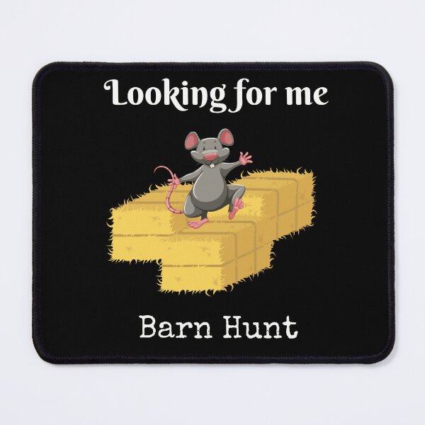 Item preview, Funny Barn Hunt - Looking for me with a cute Rat with attitude designed and sold by Just4doglovers.