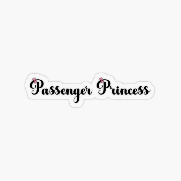 Passenger Princess Car Decal, Car Mirror Sticker, Rear View Mirror Decal,  Car Decal Sticker, Car Decal -  Australia