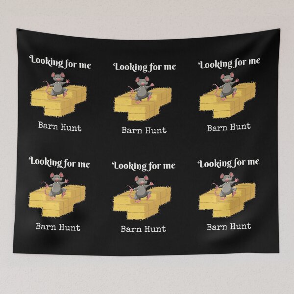 Item preview, Funny Barn Hunt - Looking for me with a cute Rat with attitude designed and sold by Just4doglovers.