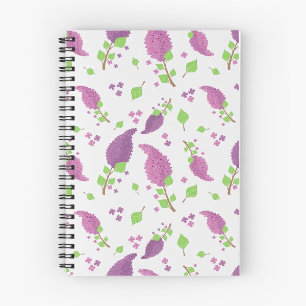 Item preview, pattern branches of lilacs, petals and leaves designed and sold by YuYuKoroleva.