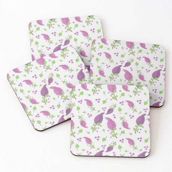 Item preview, pattern branches of lilacs, petals and leaves designed and sold by YuYuKoroleva.