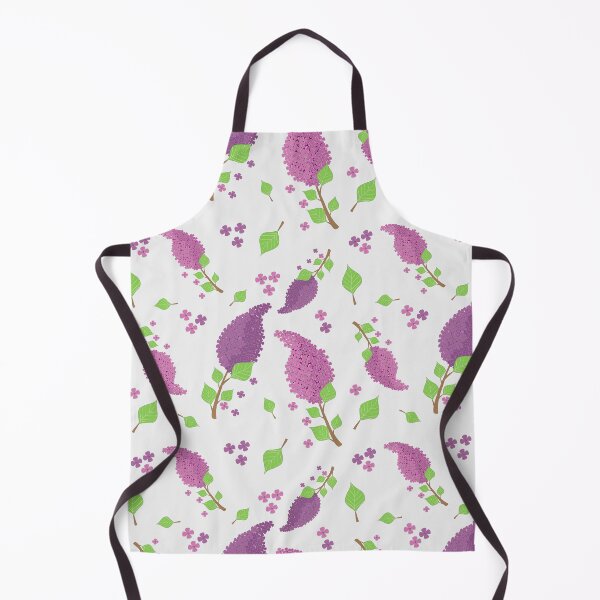 Item preview, pattern branches of lilacs, petals and leaves designed and sold by YuYuKoroleva.