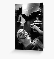 Roller hockey Greeting Card