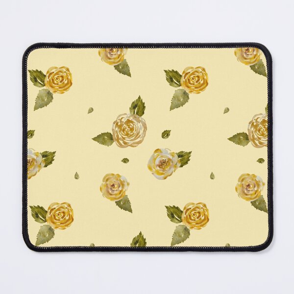 Item preview, Rose flower bud beige pattern watercolor sketch designed and sold by Yana Mustafina | Boho Soulful Designs.