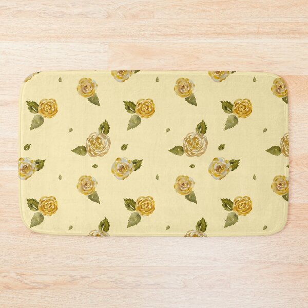 Item preview, Rose flower bud beige pattern watercolor sketch designed and sold by Yana Mustafina | Boho Soulful Designs.