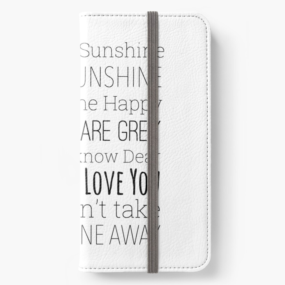 You are my sunshine lyrics  iPad Case & Skin for Sale by Inktown