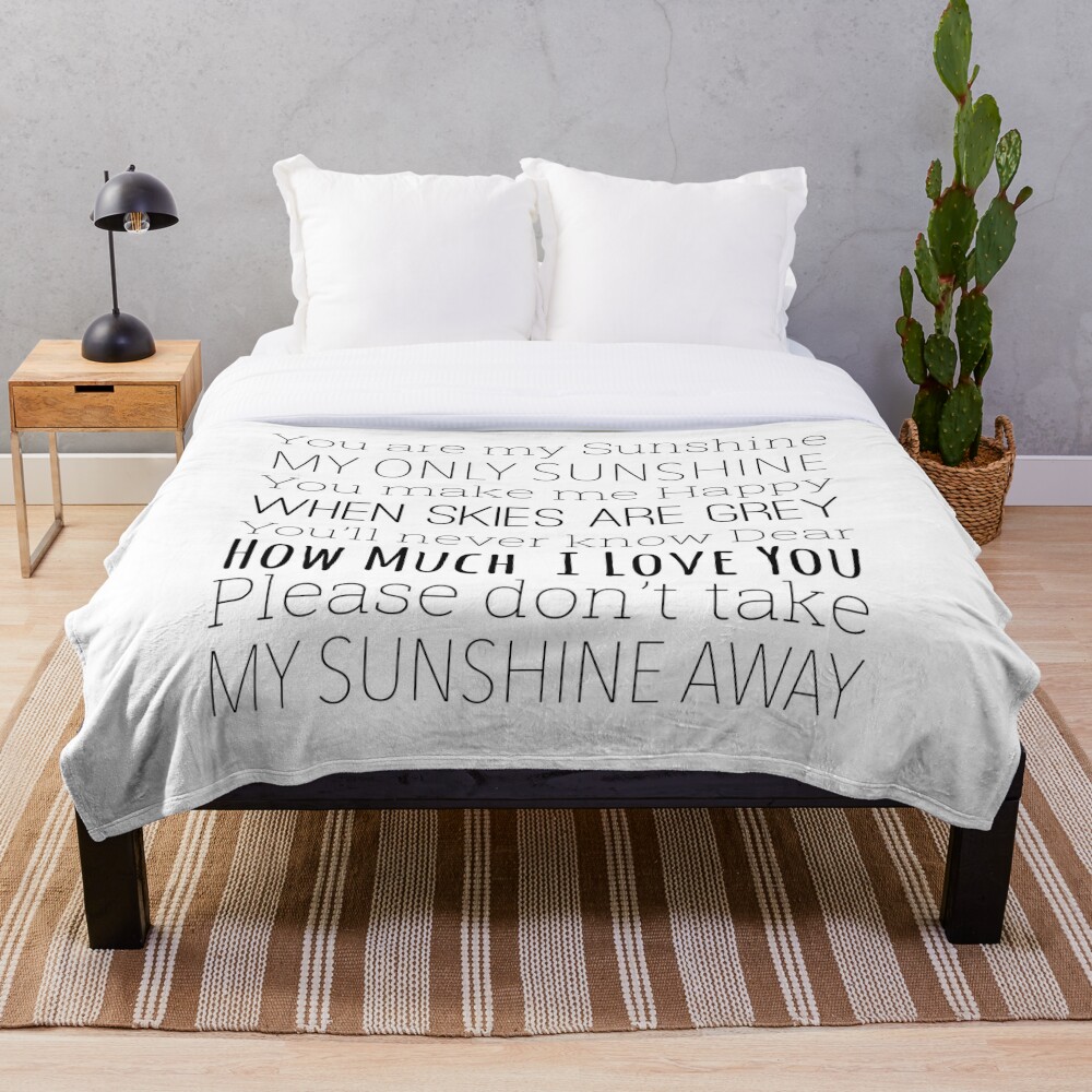 You are my sunshine lyrics  Greeting Card for Sale by Inktown