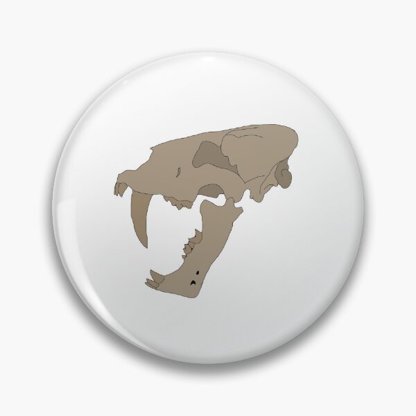 Item preview, Light Brown Smilodon Skull designed and sold by AuperArchives.
