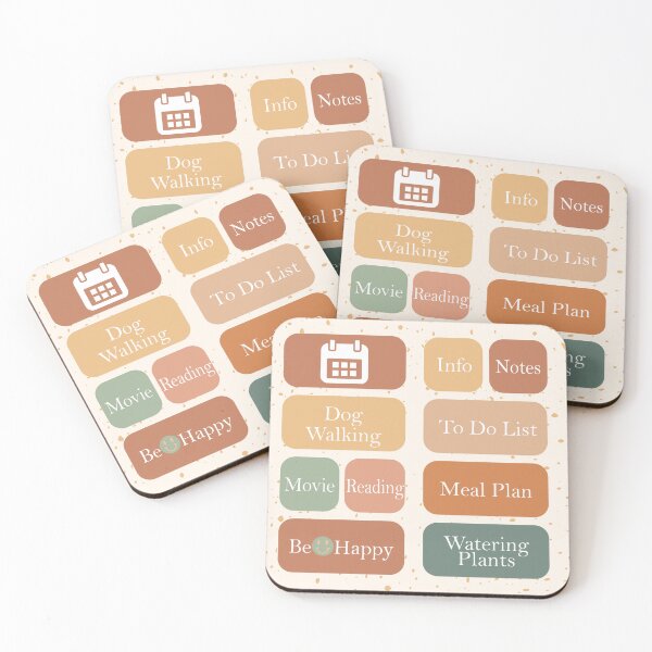 Item preview, Daily planner with Smiley designed and sold by PositiveIdeas.