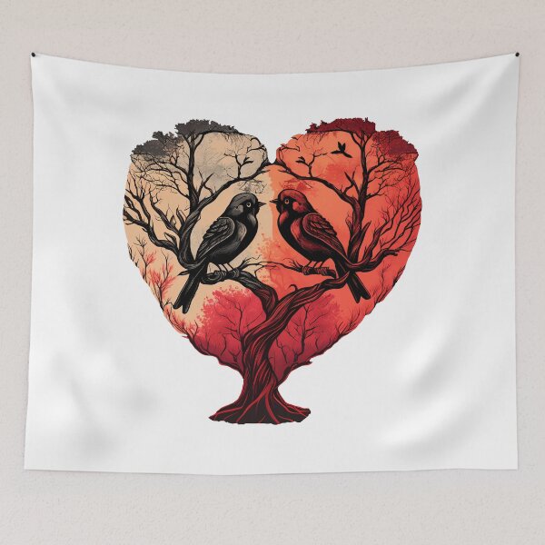 Item preview, Two lovebirds in a tree designed and sold by Melcu.