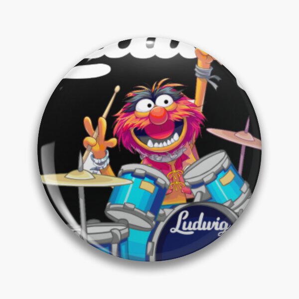Item preview, The Muppet Show Animal Playing Ludwig Drums designed and sold by ALLISON214.