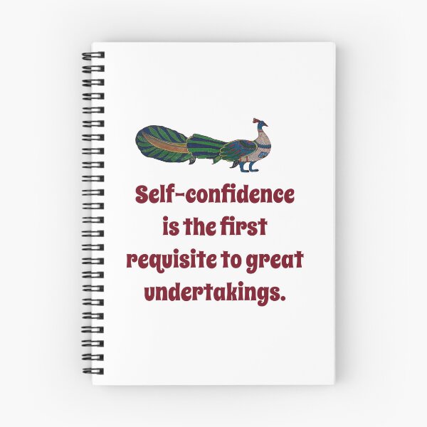 Item preview, Self-Confidence Is The First Requisite - Confidence Quote designed and sold by CrankyOldDude.