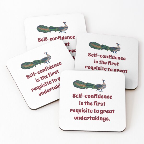 Item preview, Self-Confidence Is The First Requisite - Confidence Quote designed and sold by CrankyOldDude.