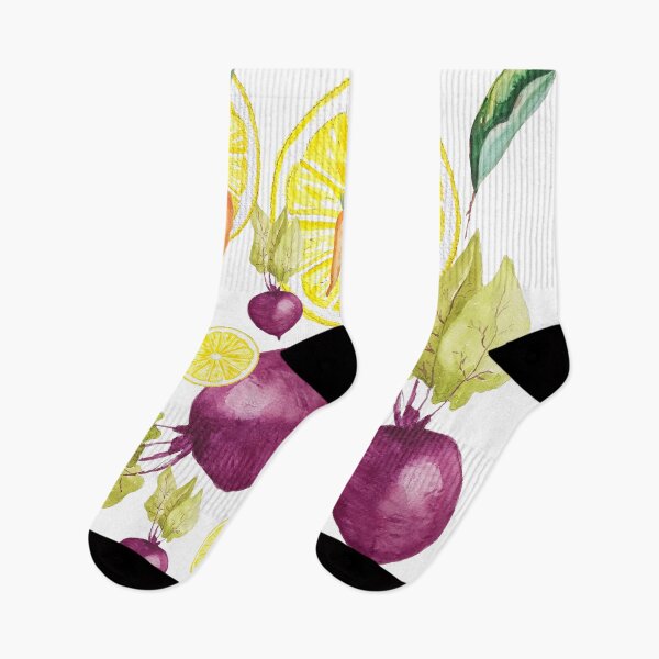 Item preview, Beets Carrots Lemon Juice Watercolor designed and sold by kredasart.