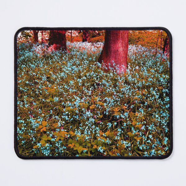 Item preview, Abstract bluebells & trees designed and sold by Nick Pautrat.