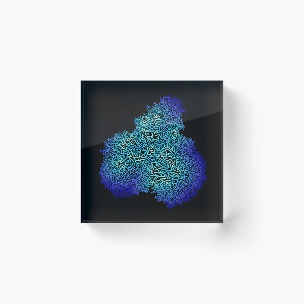 Item preview, Hyphae Blue designed and sold by Mary Holstege.