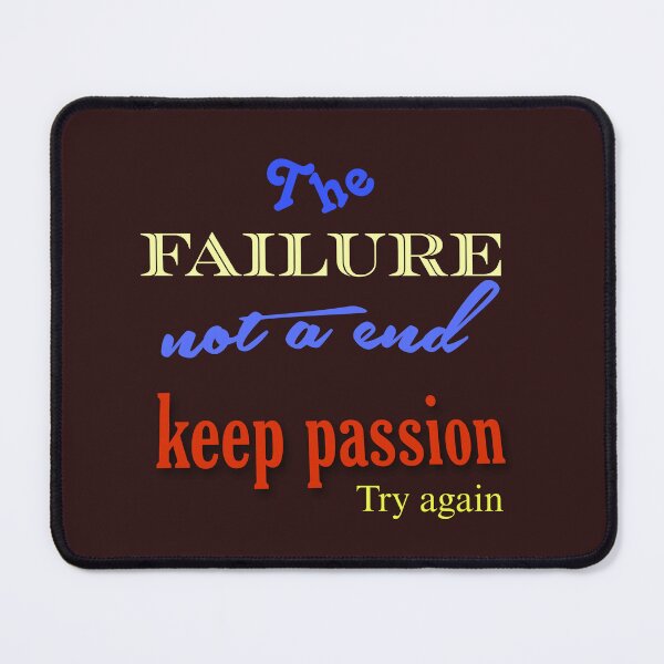 Item preview, The failure is not a end texture POSITIVE ATTITUDE design designed and sold by Artgovind.