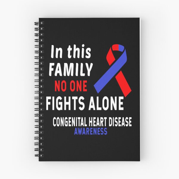 Item preview, In This Family Nobody Fights Alone Congenital Heart Disease Awareness designed and sold by Color-Sparkle.