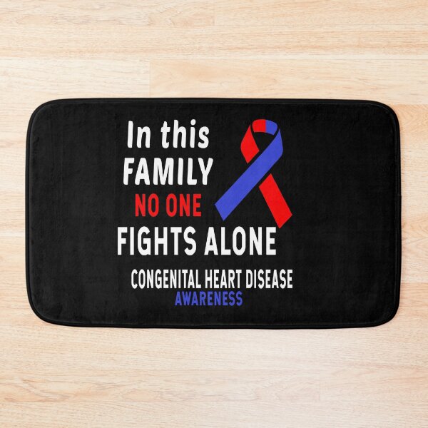 Item preview, In This Family Nobody Fights Alone Congenital Heart Disease Awareness designed and sold by Color-Sparkle.