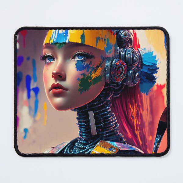 Item preview, Cyborg Artist: Creative machine art designed and sold by ArtCreator2023.