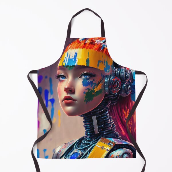 Item preview, Cyborg Artist: Creative machine art designed and sold by ArtCreator2023.