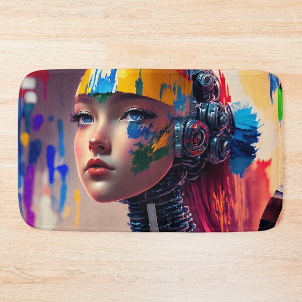Item preview, Cyborg Artist: Creative machine art designed and sold by ArtCreator2023.