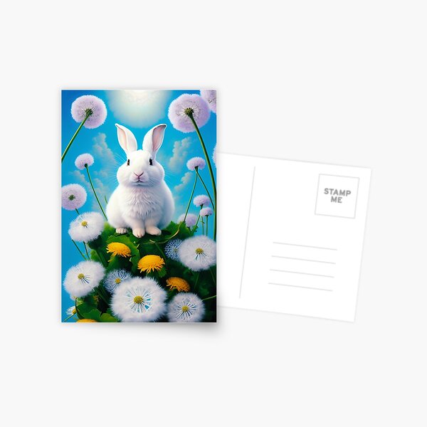 Item preview, Colorful Festive Easter Eggs Easter Bunny Spring Flowers Version 53 designed and sold by DreamingAwake1.