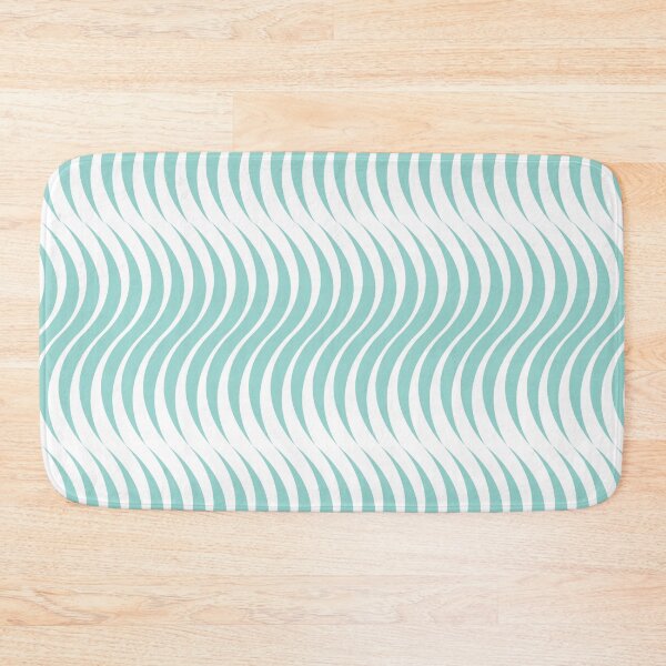 Item preview, Wiggles light blue on white  designed and sold by RandomWorkshop.