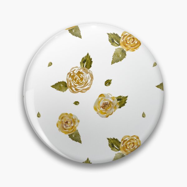 Item preview, Rose flower bud cute pattern watercolor sketch designed and sold by Yana Mustafina | Boho Soulful Designs.