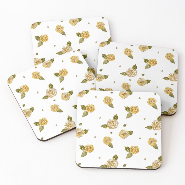 Item preview, Rose flower bud cute pattern watercolor sketch designed and sold by Yana Mustafina | Boho Soulful Designs.