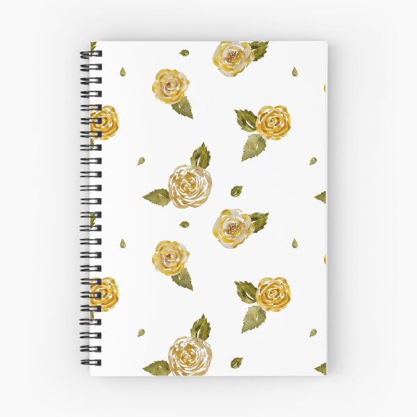 Item preview, Rose flower bud cute pattern watercolor sketch designed and sold by Yana Mustafina | Boho Soulful Designs.