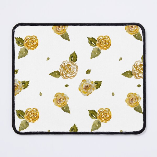 Item preview, Rose flower bud cute pattern watercolor sketch designed and sold by Yana Mustafina | Boho Soulful Designs.
