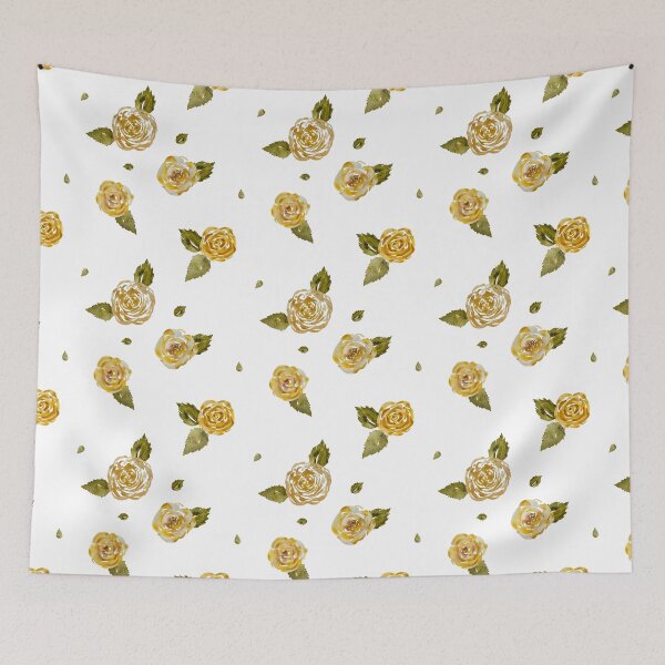 Item preview, Rose flower bud cute pattern watercolor sketch designed and sold by Yana Mustafina | Boho Soulful Designs.