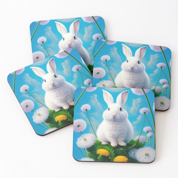 Item preview, Colorful Festive Easter Eggs Easter Bunny Spring Flowers Version 53 designed and sold by DreamingAwake1.