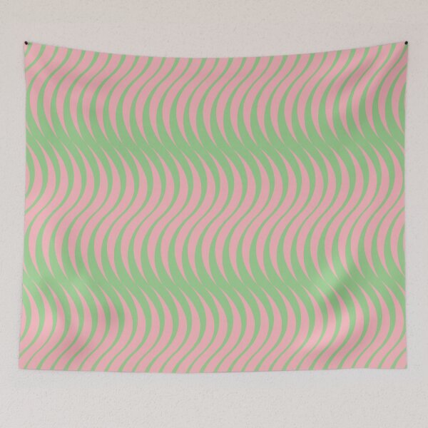 Item preview, Wiggle Pattern Green and Pink designed and sold by RandomWorkshop.