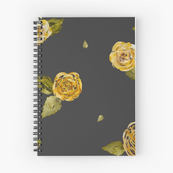 Item preview, Rose flower bud grey pattern watercolor sketch designed and sold by Yana Mustafina | Boho Soulful Designs.