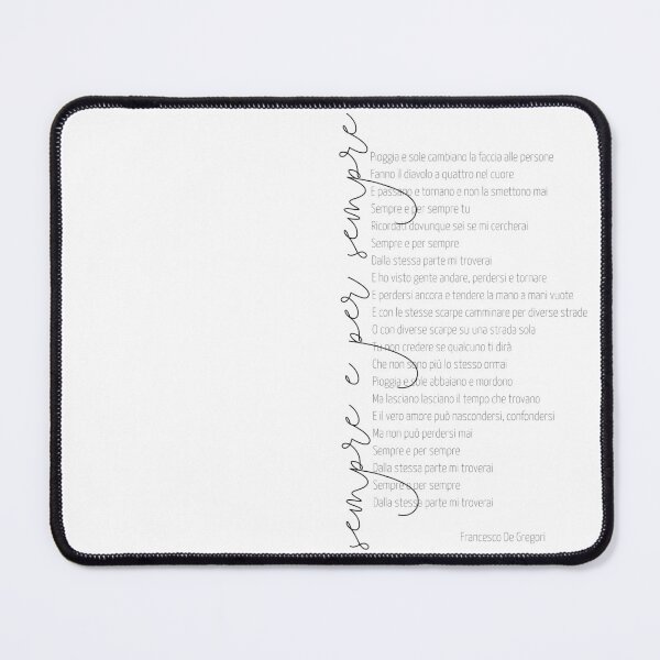 Item preview, Francesco De Gregori: 'Sempre e per Sempre' Song Tribute designed and sold by EM DESIGN STUDIO.