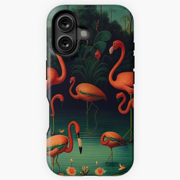 Flamingo Paradise iPhone Tough Case