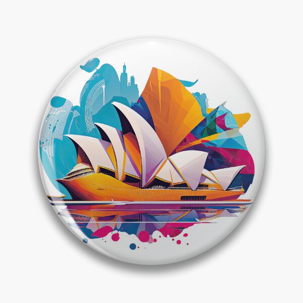 Item preview, Colorful Sydney Opera House designed and sold by HillStage.