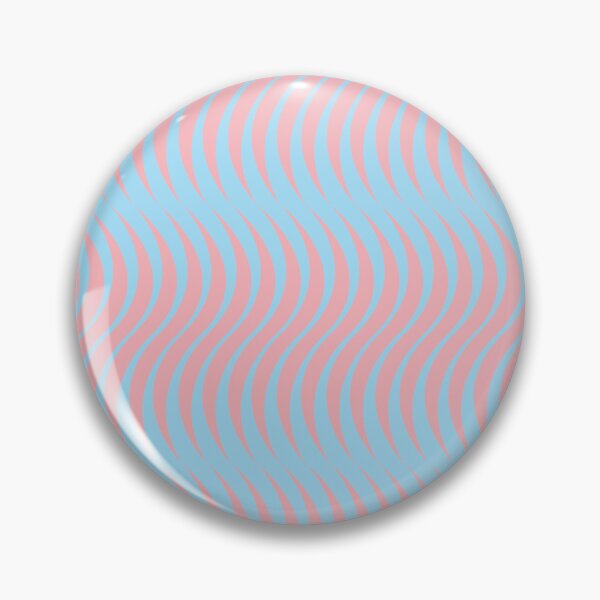 Aperçu de l'œuvre Wiggles Curves Rose et Bleu créée et vendue par RandomWorkshop.