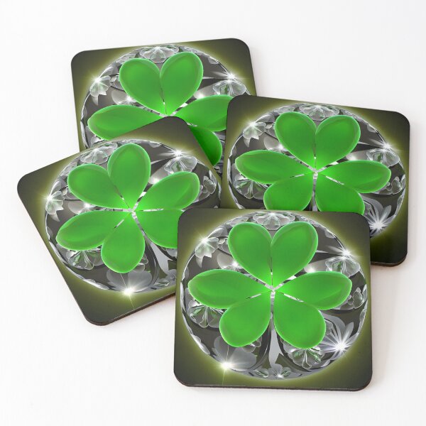 Item preview, Shamrock in Crystal Sphere designed and sold by AuroraSpringer.