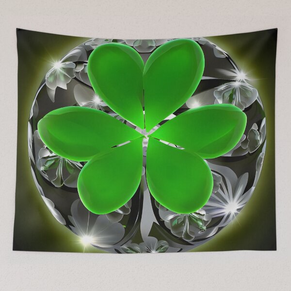 Item preview, Shamrock in Crystal Sphere designed and sold by AuroraSpringer.