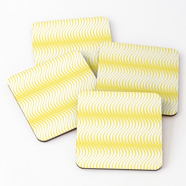 Item preview, Wiggles Curves Yellow designed and sold by RandomWorkshop.